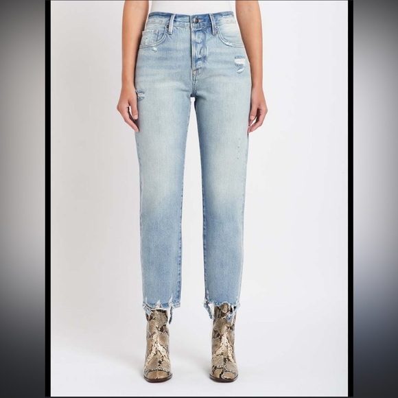 Frame Le Original Straight Leg Distressed Jeans, size 31 - Picture 1 of 5